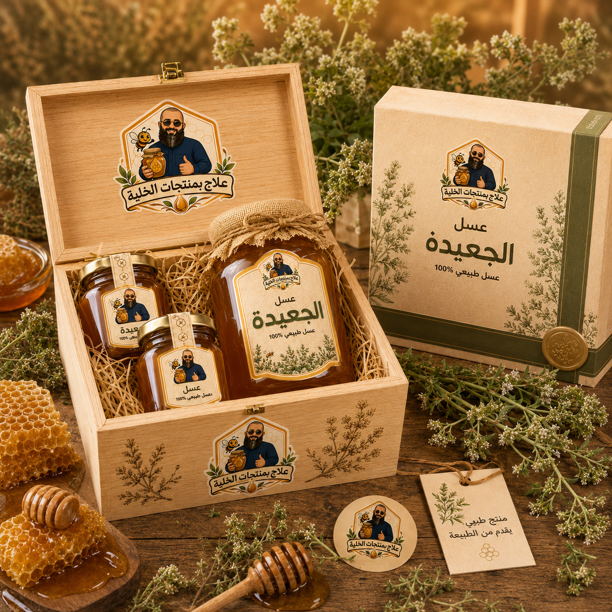 عرض عسل الجعيدة الطبيعي